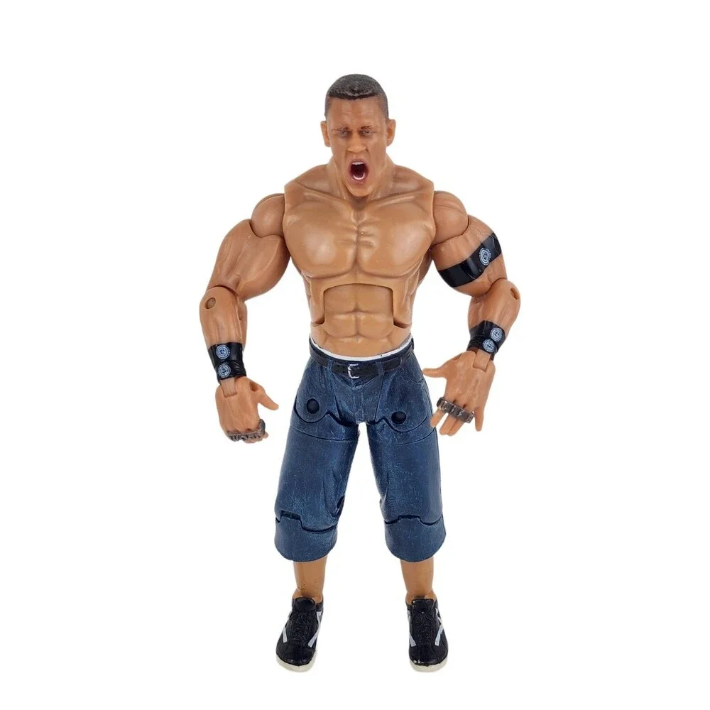 MATTEL WWE Loose Wrestling Action Figure Lot Of 5 Angle, Cena, Benoit & Others